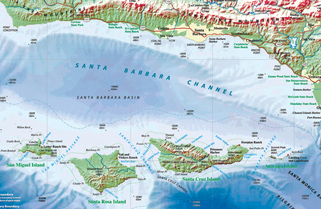 Santa Barbara Channel Map